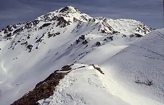 Vue hivernale du Rastkogel.