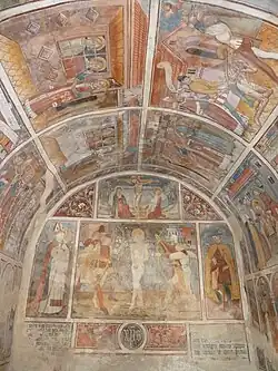 Fresques de Giovanni Baleison.
