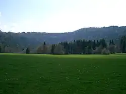 La reculée de Balerne.