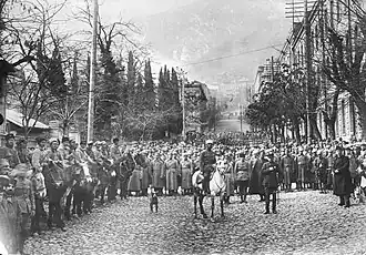 Entrée de l'Armée rouge à Tbilissi, 25 février 1921.