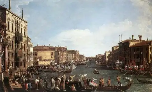 Régate sur le Grand Canal, 1733-1734,Royal Collection.