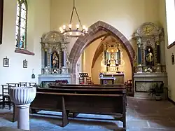 Intérieur de la chapelle.