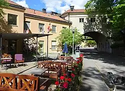 Le parc en direction du lac Mälaren.