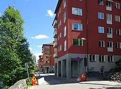 Rue d'Anders Reimer à Liljeholmsviken.