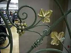 détail de l'escalier,