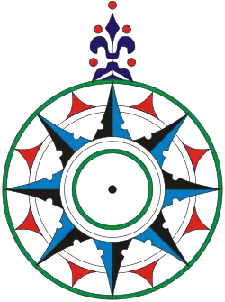 La rose des vents de Pedro Reinel datée de 1504.