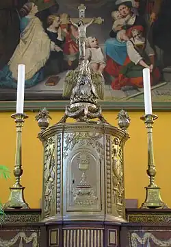 Tabernacle (XVIIIe) du maître-autel.
