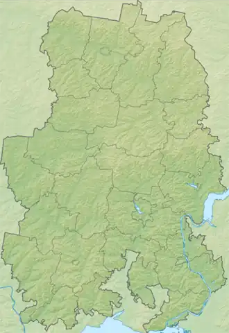 Voir sur la carte topographique d'Oudmourtie