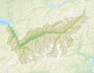 (Voir situation sur carte : canton du Valais)