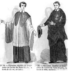 Religieux de la Confrérie de l'Arche au XVIIe&nbsp;siècle.