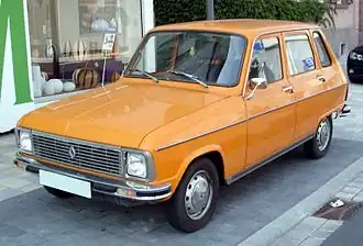 Renault 6 après 1973.