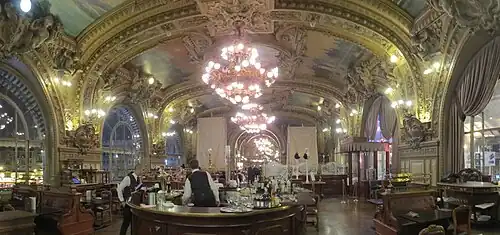 Restaurant Le Train bleu, Paris, gare de Lyon.