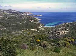 Revellata, le golfe et la presqu'île.