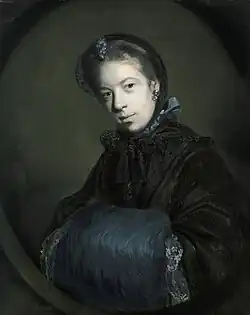 Portrait of Miss Mary Pelham, ca. 1757, musée d'Art de Dallas