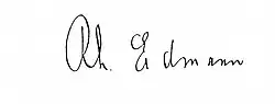 signature de Rhoda Erdmann