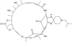 Image illustrative de l’article Rifabutine