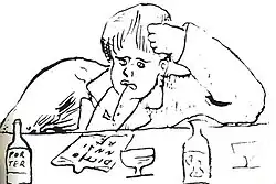 Portrait de Rimbaud par Verlaine.