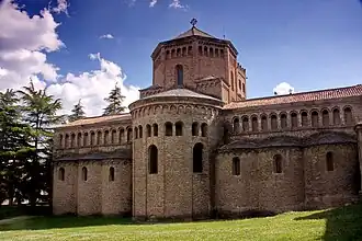 Chevet avec tour octogonale Monastère de Ripoll.