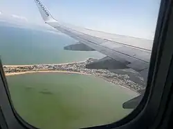 Rivedoux, vu d'avion.