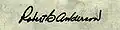 Signature de Robert B. Anderson