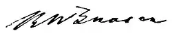 signature de Robert Wilhelm Bunsen