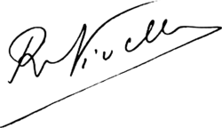 alt=signature de  Robert Georges Nivelle