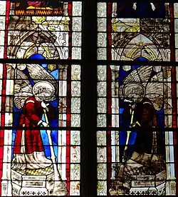 Vitrail d'une chapelle.