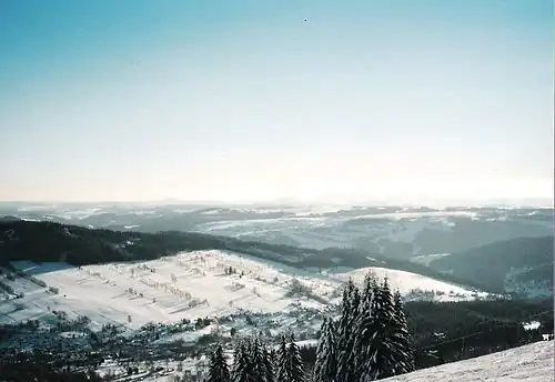 Rokytnice nad Jizerou en hiver.