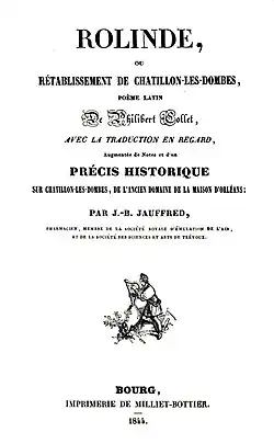 Couverture de "Rolinde" ou "Redressement de Châtillon-lès-Dombes"