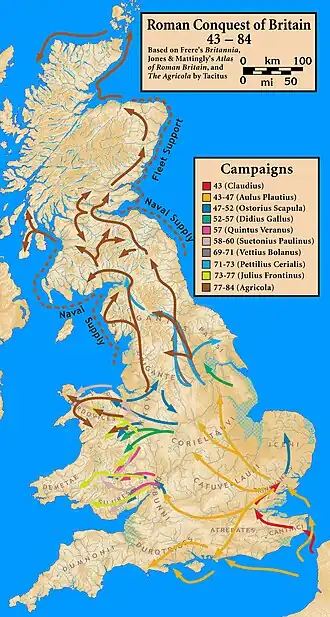 Description de l'image Roman.Britain.campaigns.43.to.84.jpg.
