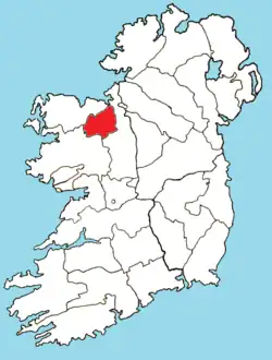 Localisation du diocèse d'Achonry en Irlande.