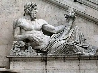 Tibérinus (statue au Campidoglio, Rome).
