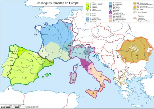 Les autres langues romanes