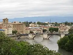 L'Isère à Romans-sur-Isère.