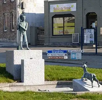 Rond point de la Gâte.