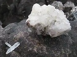 Quartz de la « vallée des Cristaux ».