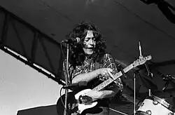 Rory Gallagher en 1977.