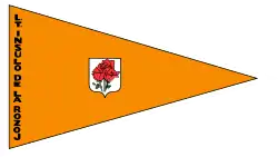 Drapeau de République espérantistede l'île de la Rose1er mai – 24 juillet 1968