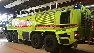 Rosenbauer Panther du SSLIA de l'Aéroport international de Genève