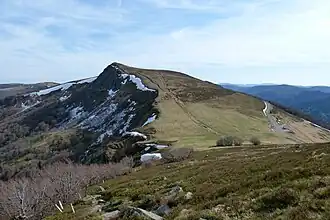 Le Rothenbachkopf vu depuis le Rainkopf.