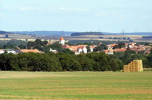 Rouchovany : vue générale.