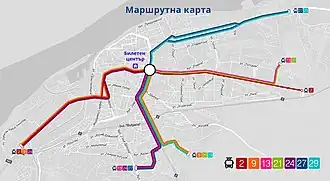 Image illustrative de l’article Trolleybus de Roussé