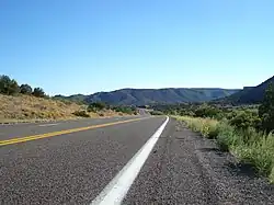 La route 66 dans l'Arizona.