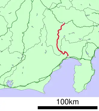 Voir la carte de la ligne.