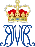 Monogramme de la reine Marie II.