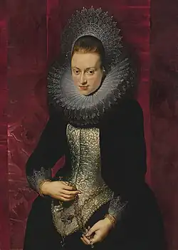 Pierre Paul Rubens, Portrait de Dame Van Parijs, vers 1609, Madrid, Musée Thyssen-Bornemisza