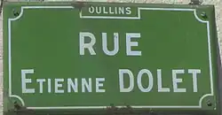 Rue Étienne-Dolet.