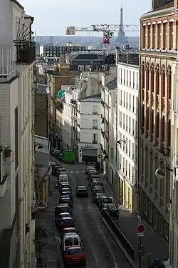 Vue depuis le parc de Belleville.