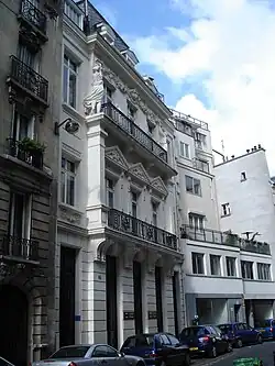 Vue générale de l'hôtel particulier du 39, rue Saint-Sabin.