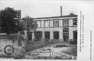 destructions de la Grande Guerre.